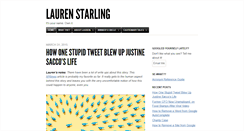 Desktop Screenshot of laurenstarling.org